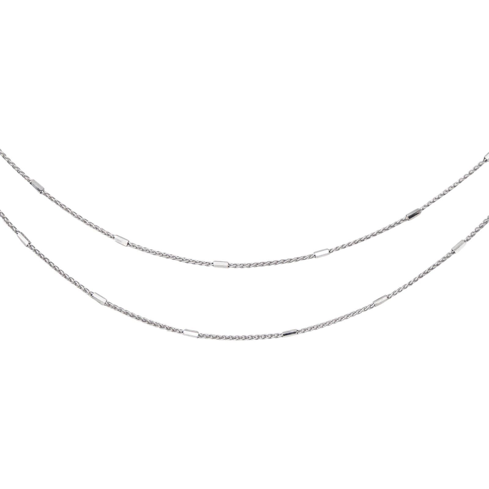 Collier Or blanc