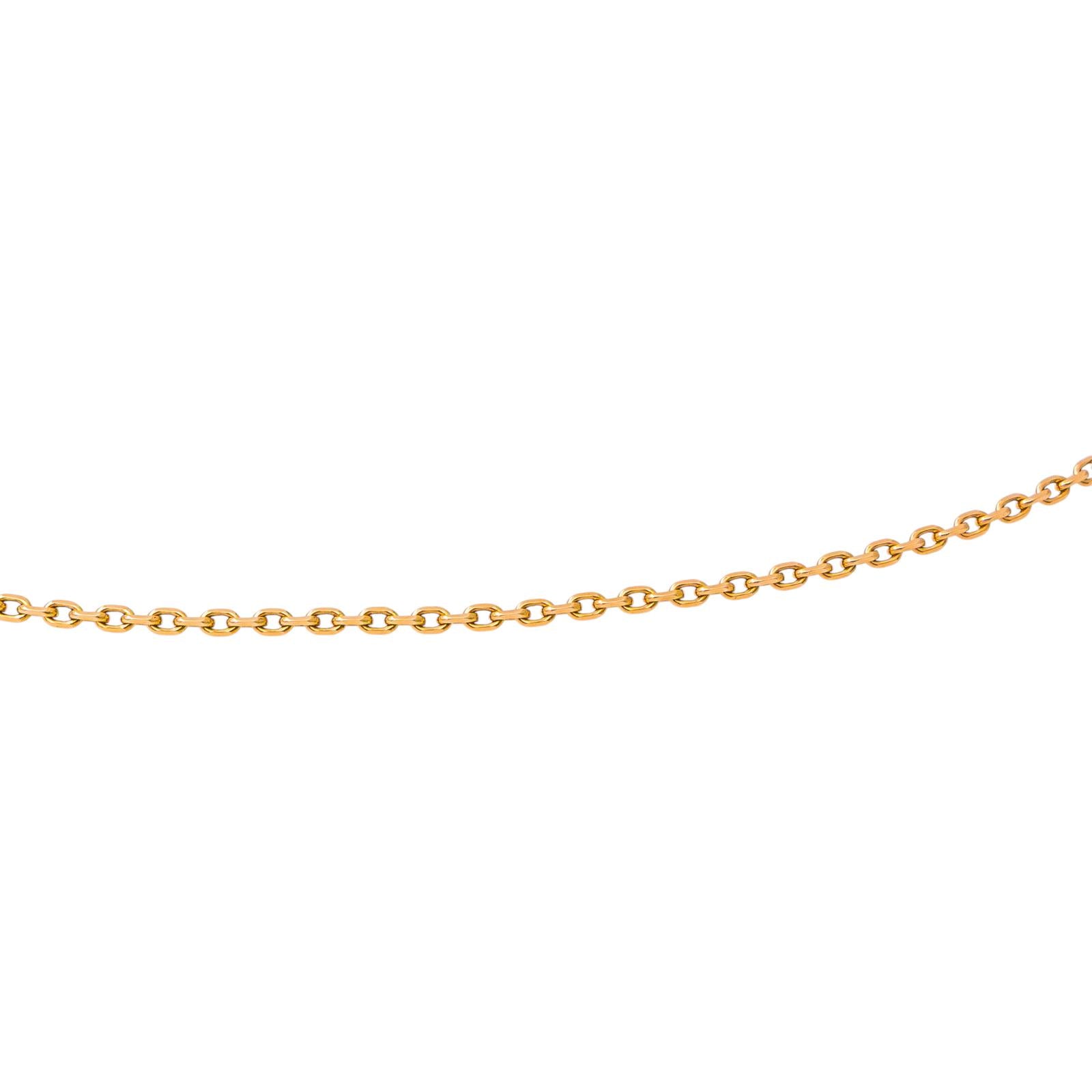 Collier Maille forçat Or rose