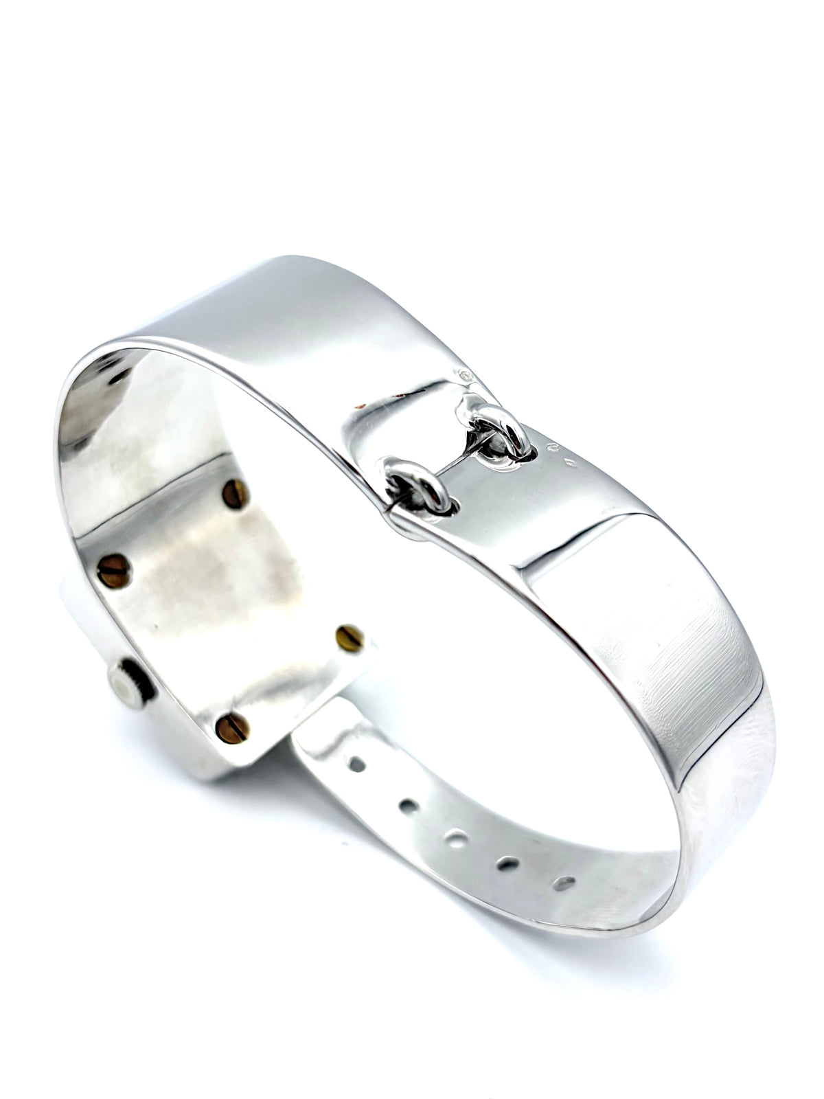 Montre HERMES  vintage en argent vers 1970