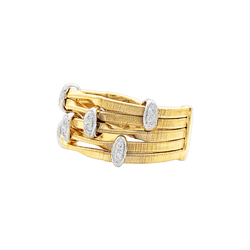 Bague Marco BICEGO, « Marrakech Onde », deux ors, diamants.
