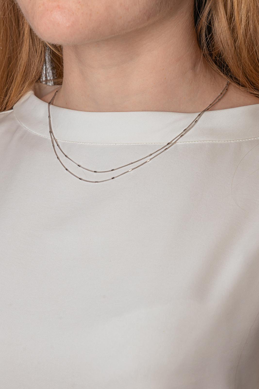 Collier Or blanc