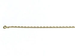 Chaîne en or jaune maille Forçat