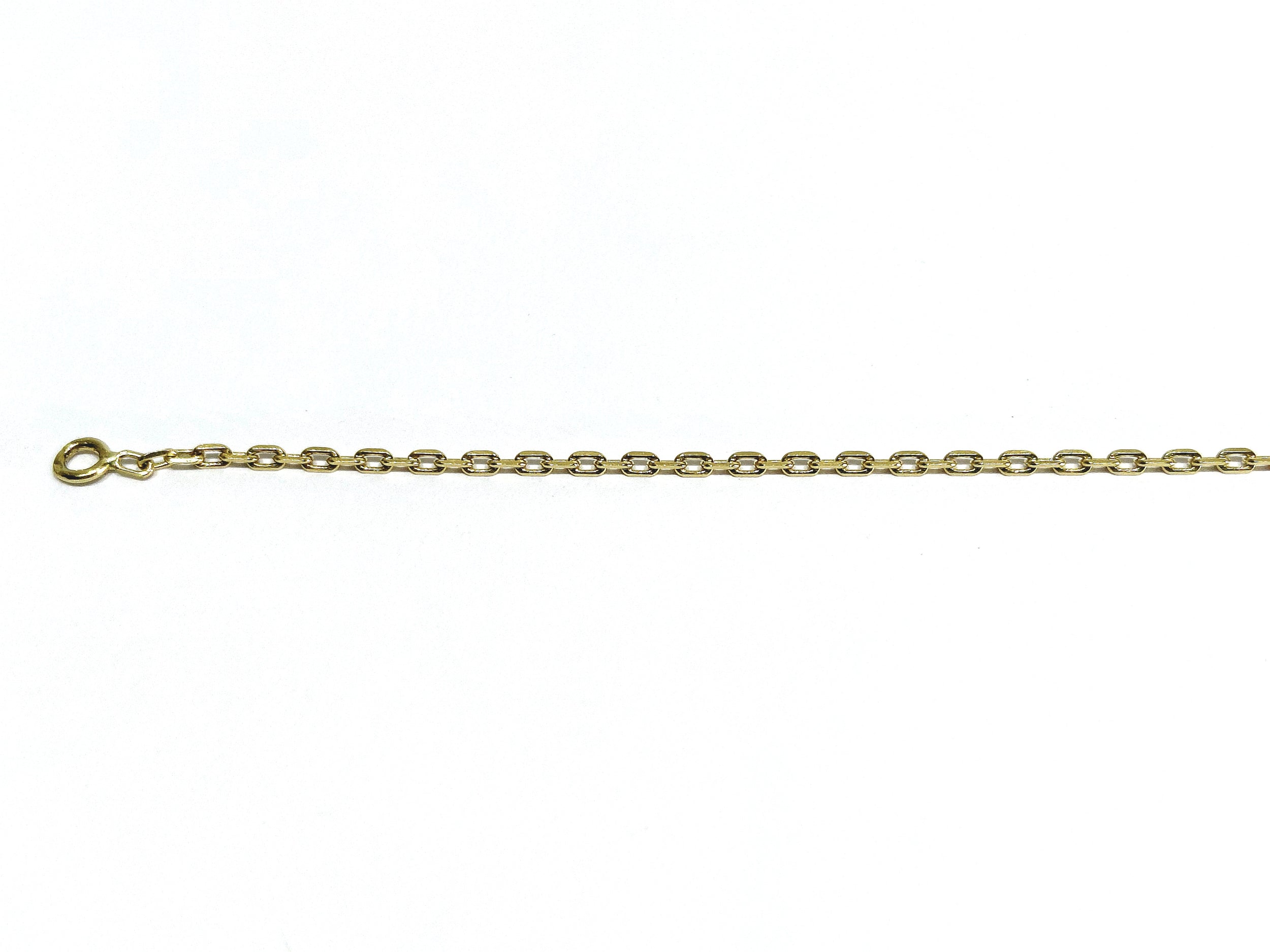 Chaîne en or jaune maille Forçat