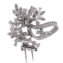Broche en platine et diamants