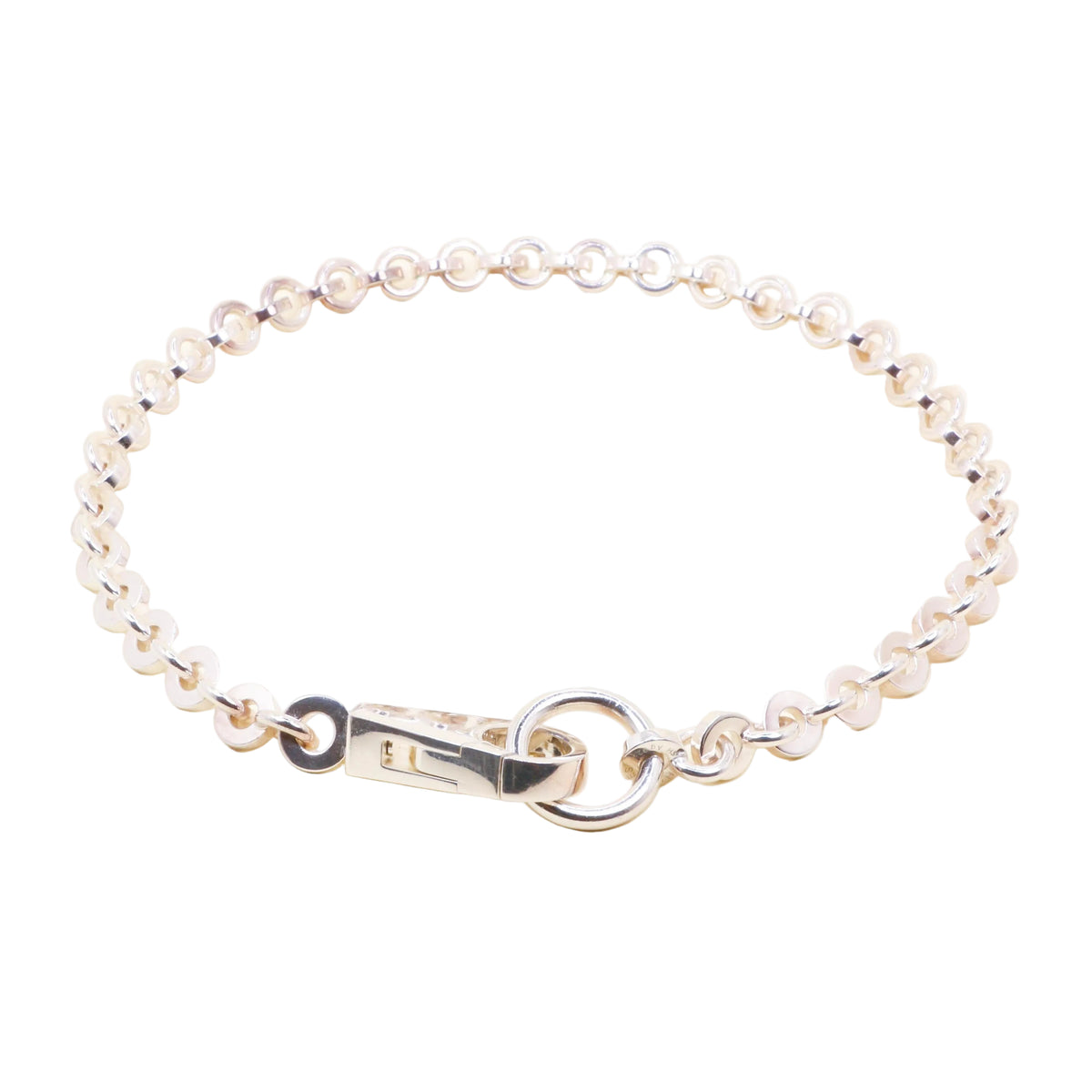 Collier Ras de Cou HERMÈS "Voltige" en argent