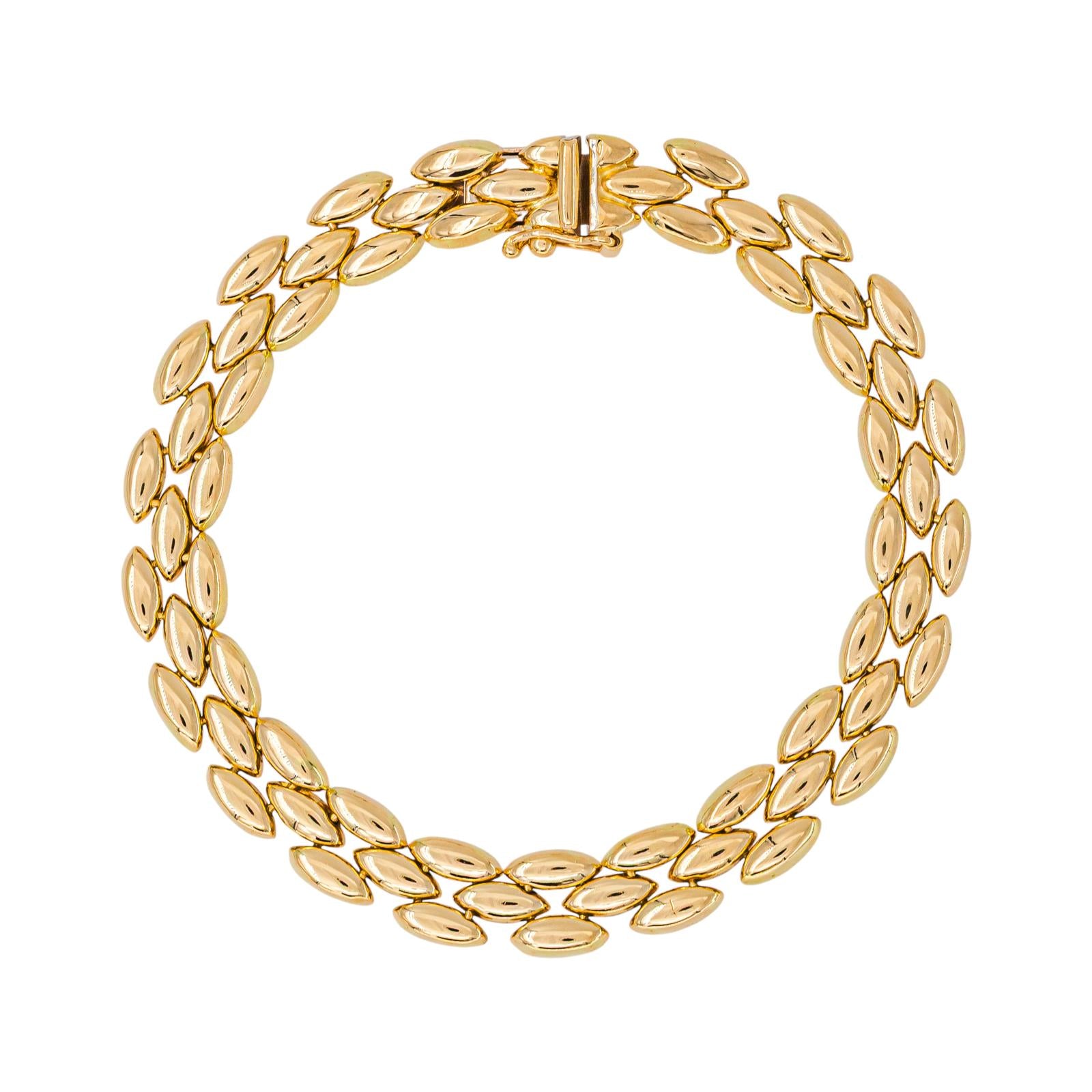Bracelet Maille en or jaune