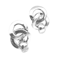 Boucles d'oreilles Clips HERMÈS en argent