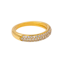 Bague Pavée Or jaune Diamant