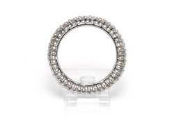 Bague Alliance en or blanc et diamants