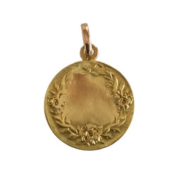 Médaille en or jaune