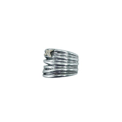 Bague MAUBOUSSIN "Kiff and Sun" en or jaune, argent et diamants