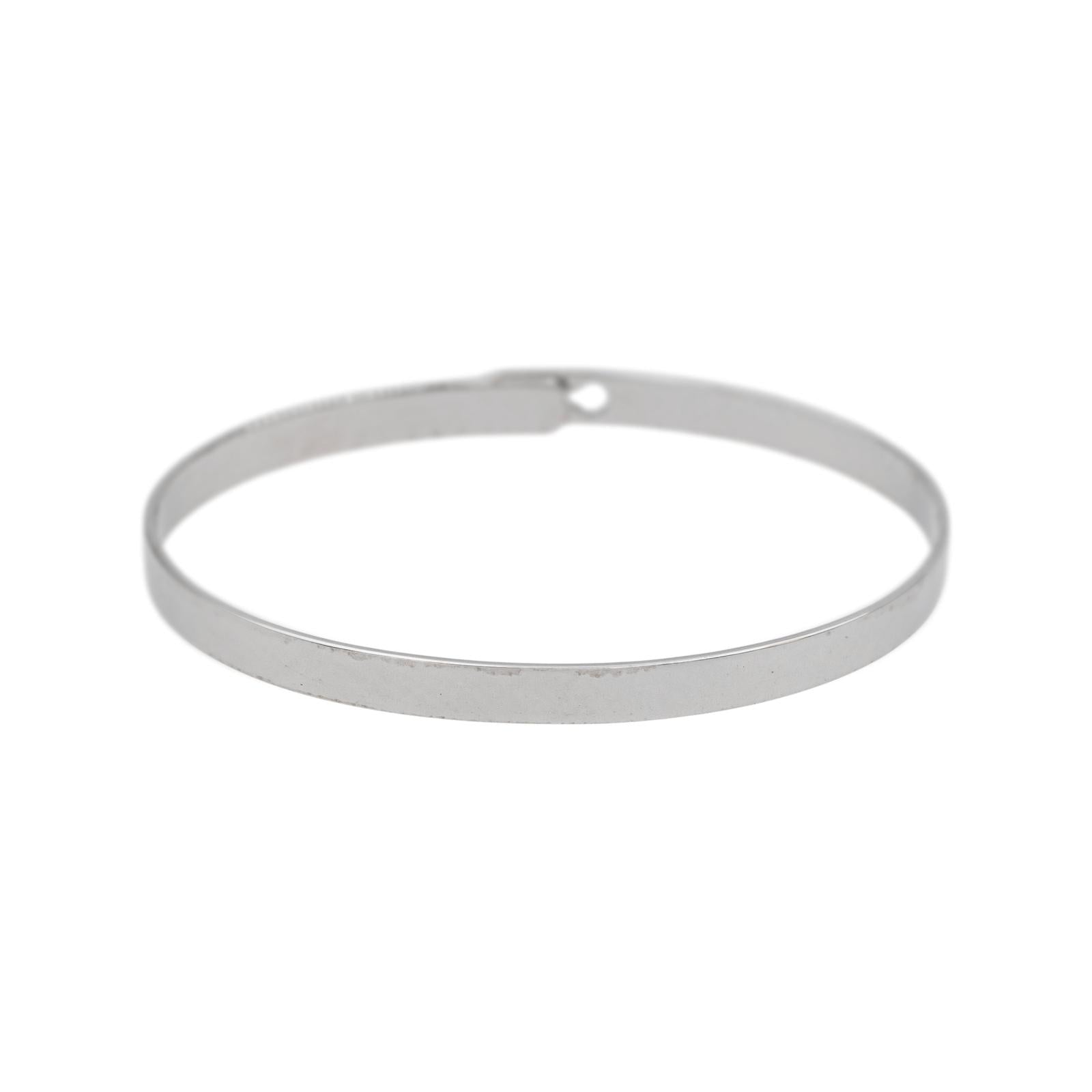 Dinh Van Bracelet Jonc Serrure Or blanc Diamant
