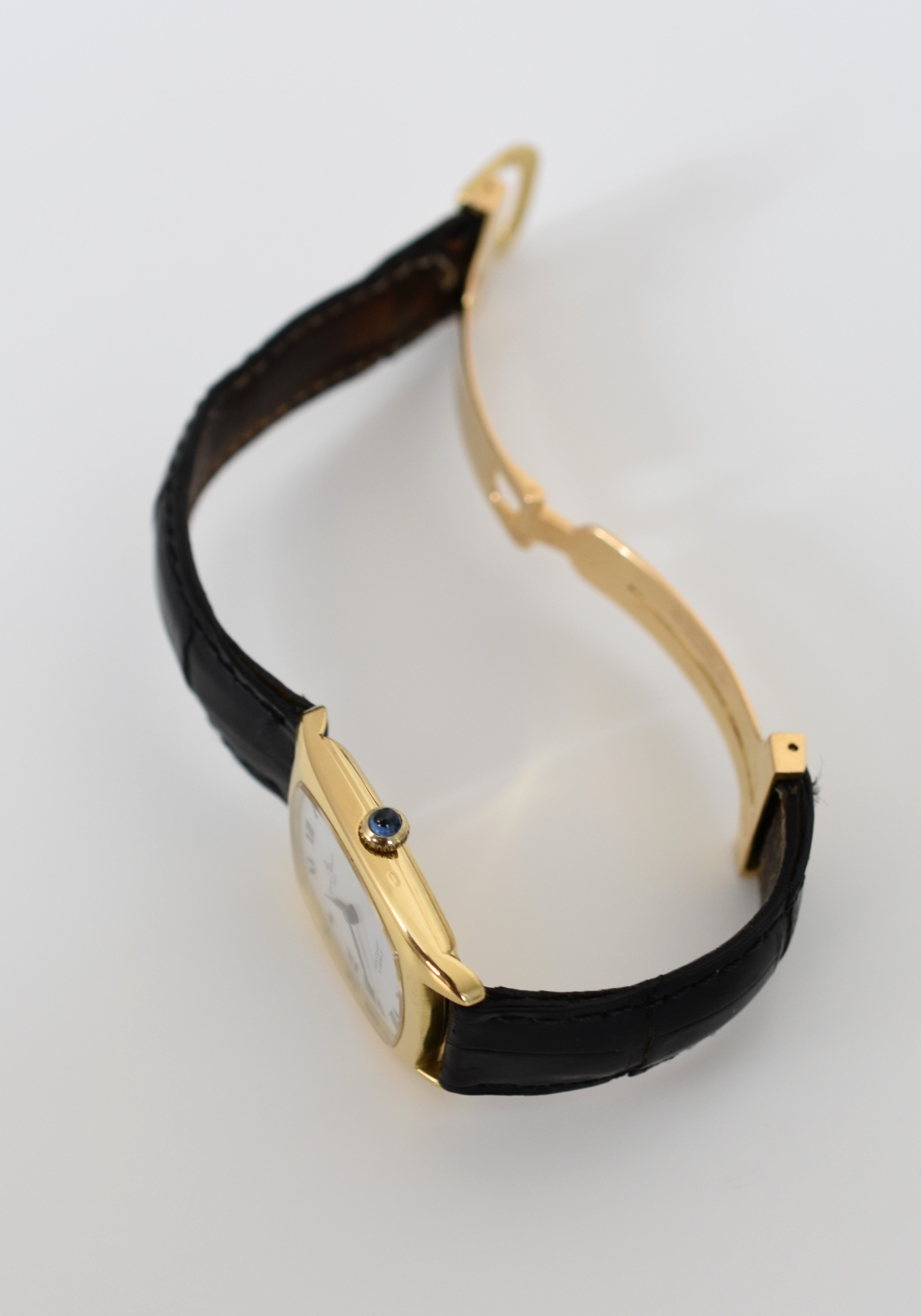 Van Cleef& Arpels avec Baume&Mercier, double signature, or jaune 18 carats, vers 1970