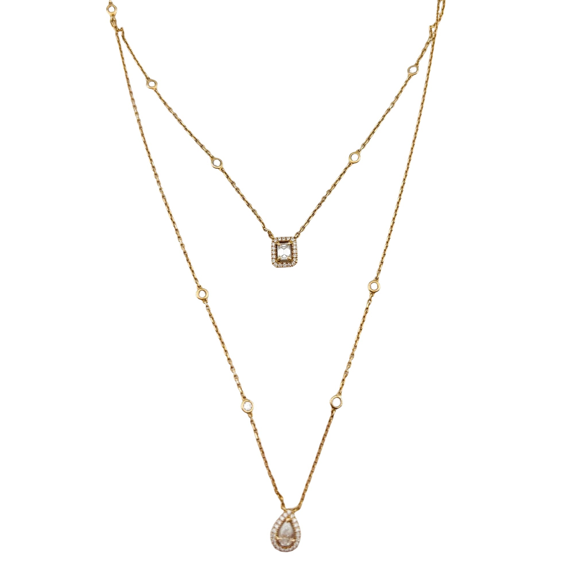 Collier Deux Rangs MESSIKA "My Twin" PM en or rose et diamants
