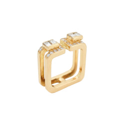 Bague JEAN VENDÔME en or jaune et diamants