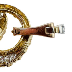 Collier M. GERARD en or jaune, platine et diamants