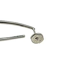 Boucles d'oreilles Créoles MESSIKA "Gatsby" en or blanc et diamants