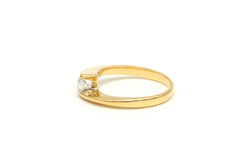 Bague Solitaire en or jaune et diamant