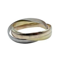 Bracelet Jonc en or jaune, or blanc et or rose