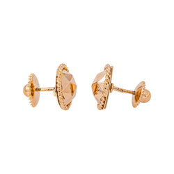 Boucles d'oreilles  Puces  Or rose