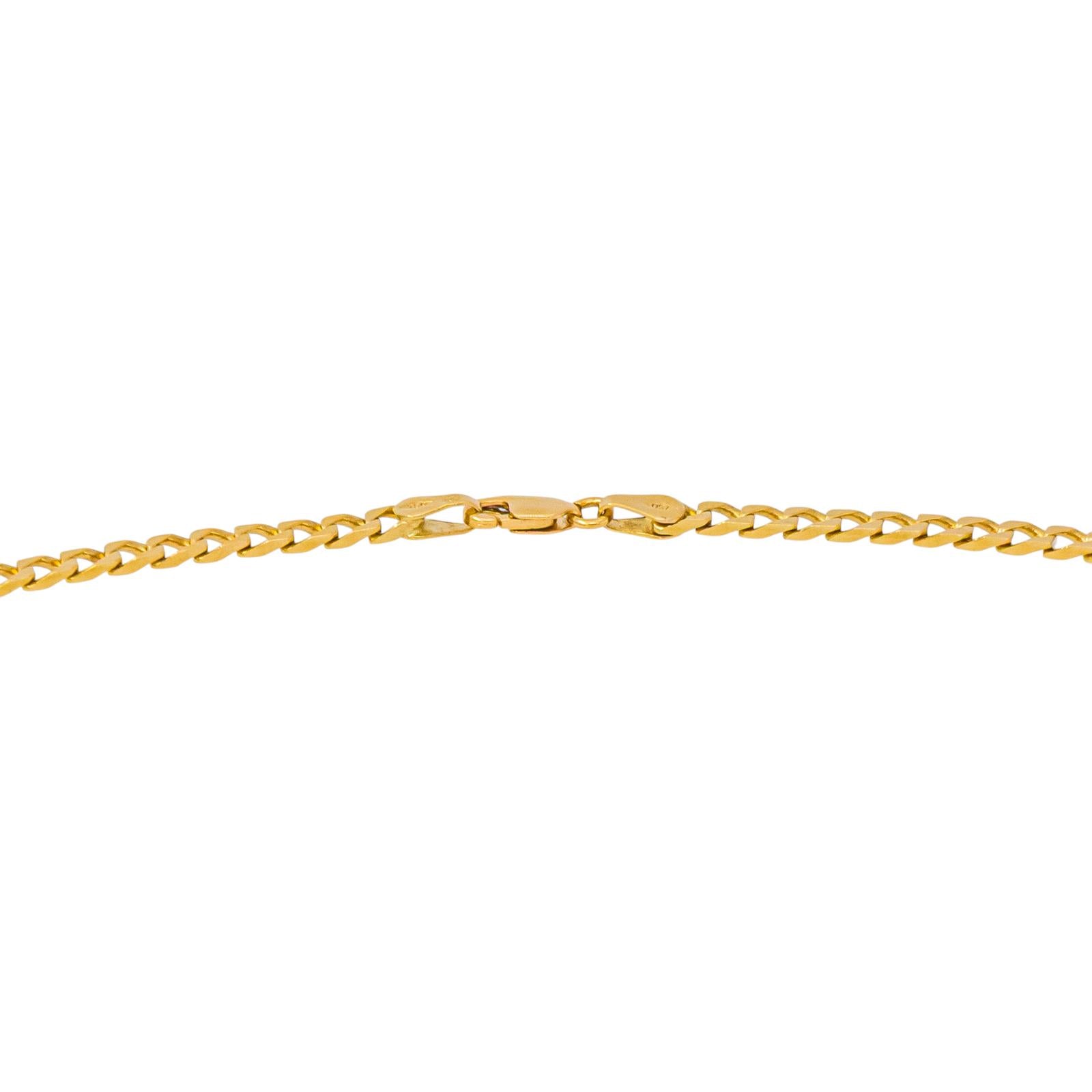 Collier Maille gourmette Or jaune