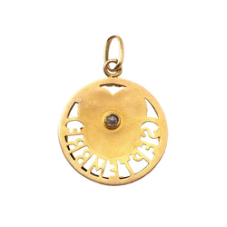 Médaille en or jaune