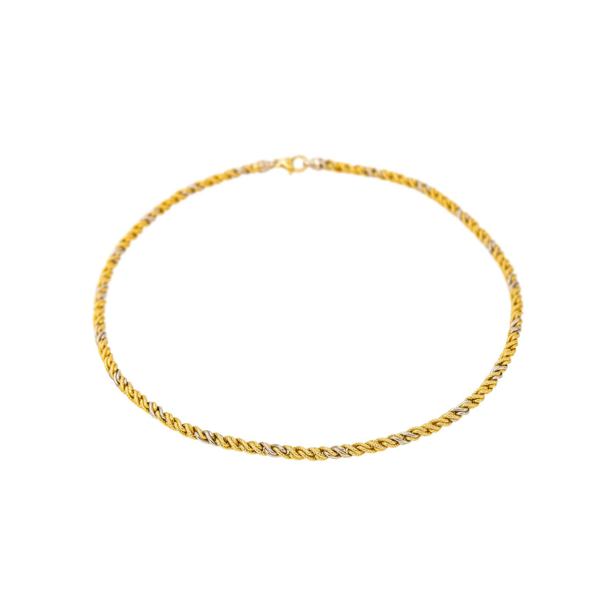 Collier Maille torsadée Or jaune