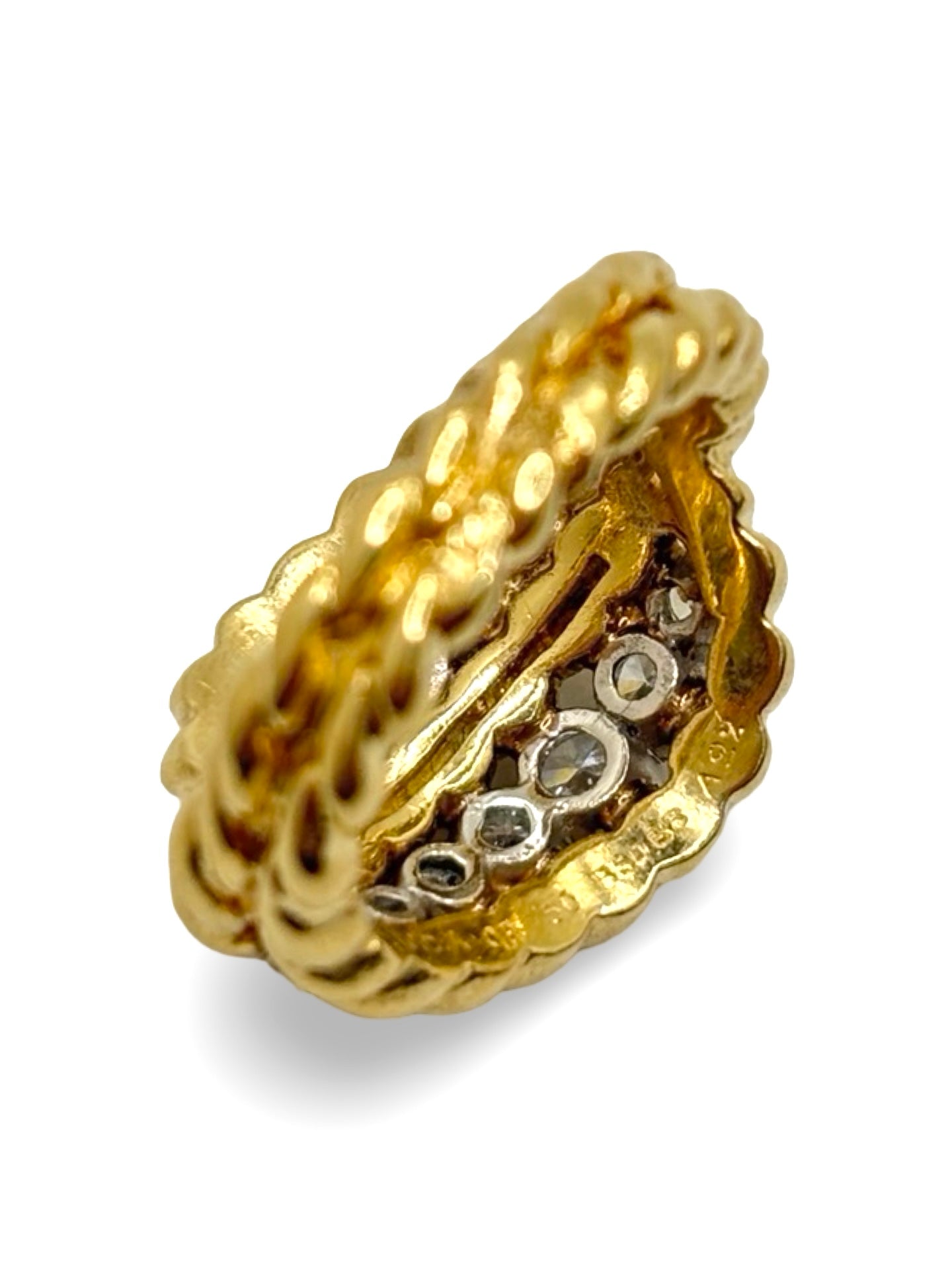 Bague Cocktail VAN CLEEF & ARELS en or jaune et diamants