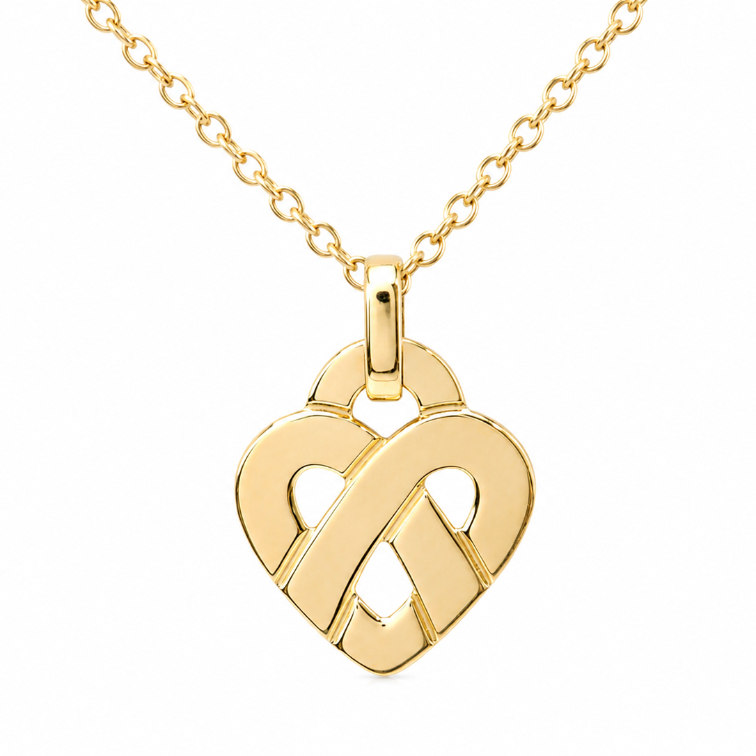 Collier Pendentif POIRAY "Entrelacé" PM en or jaune