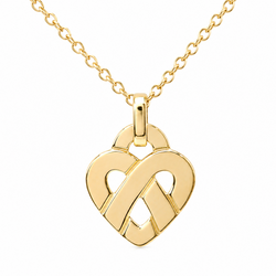 Collier Pendentif POIRAY "Entrelacé" PM en or jaune