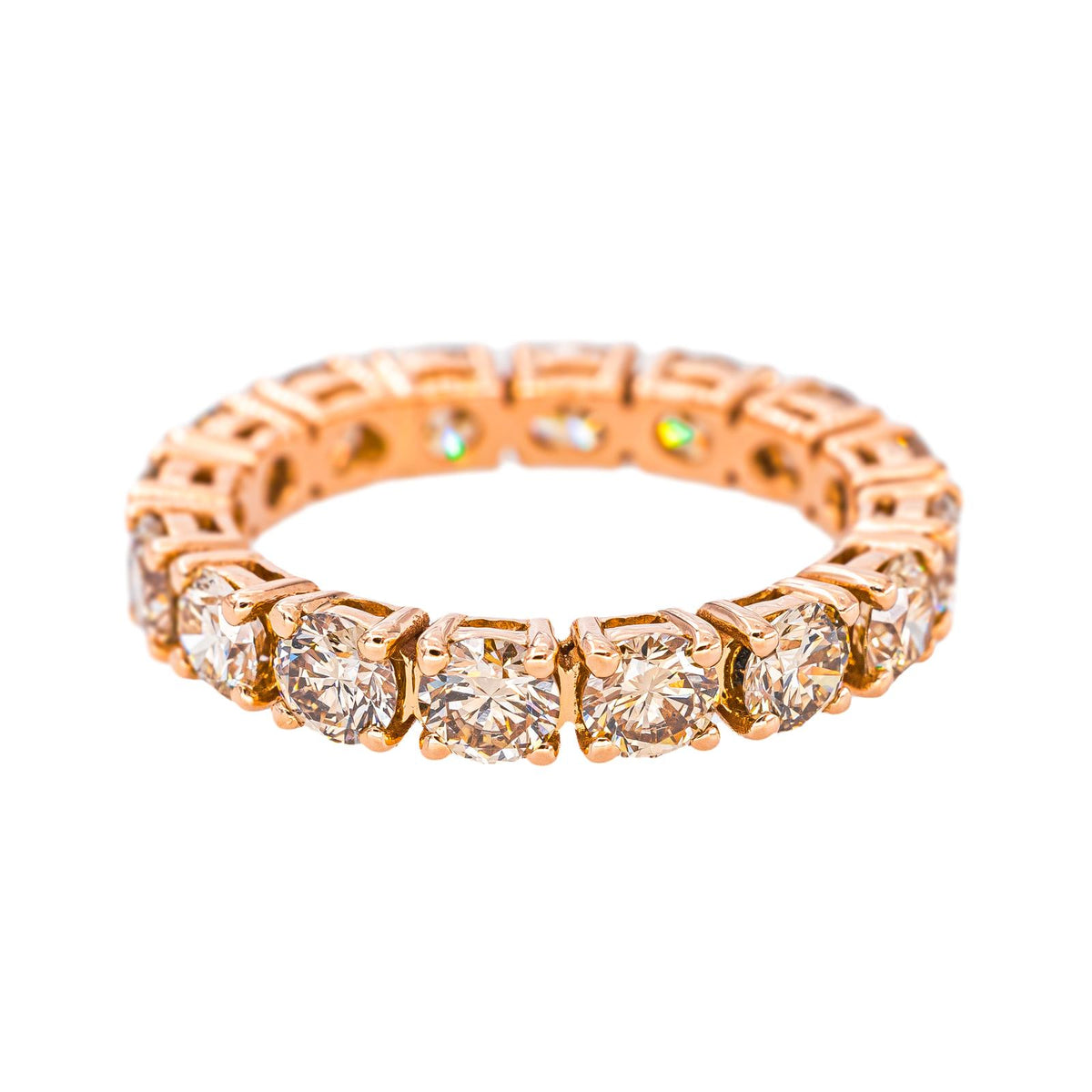 Bague Alliance américaine Or rose Diamant