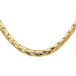 Collier maille Haricot Or jaune