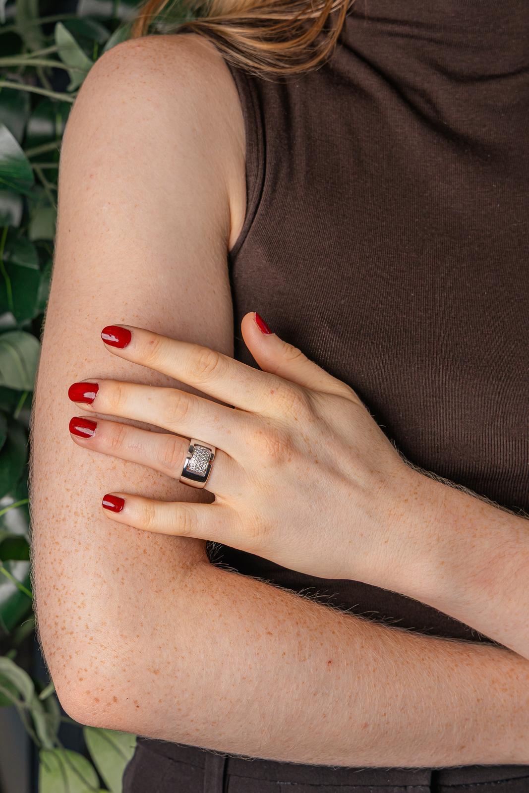 Bague Or blanc Diamant