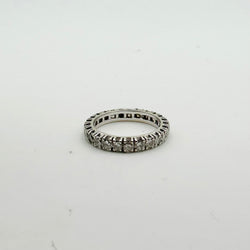 Bague Alliance en or blanc et diamants
