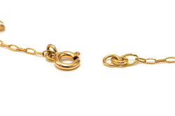 Collier Pendentif en or jaune, perle et diamants