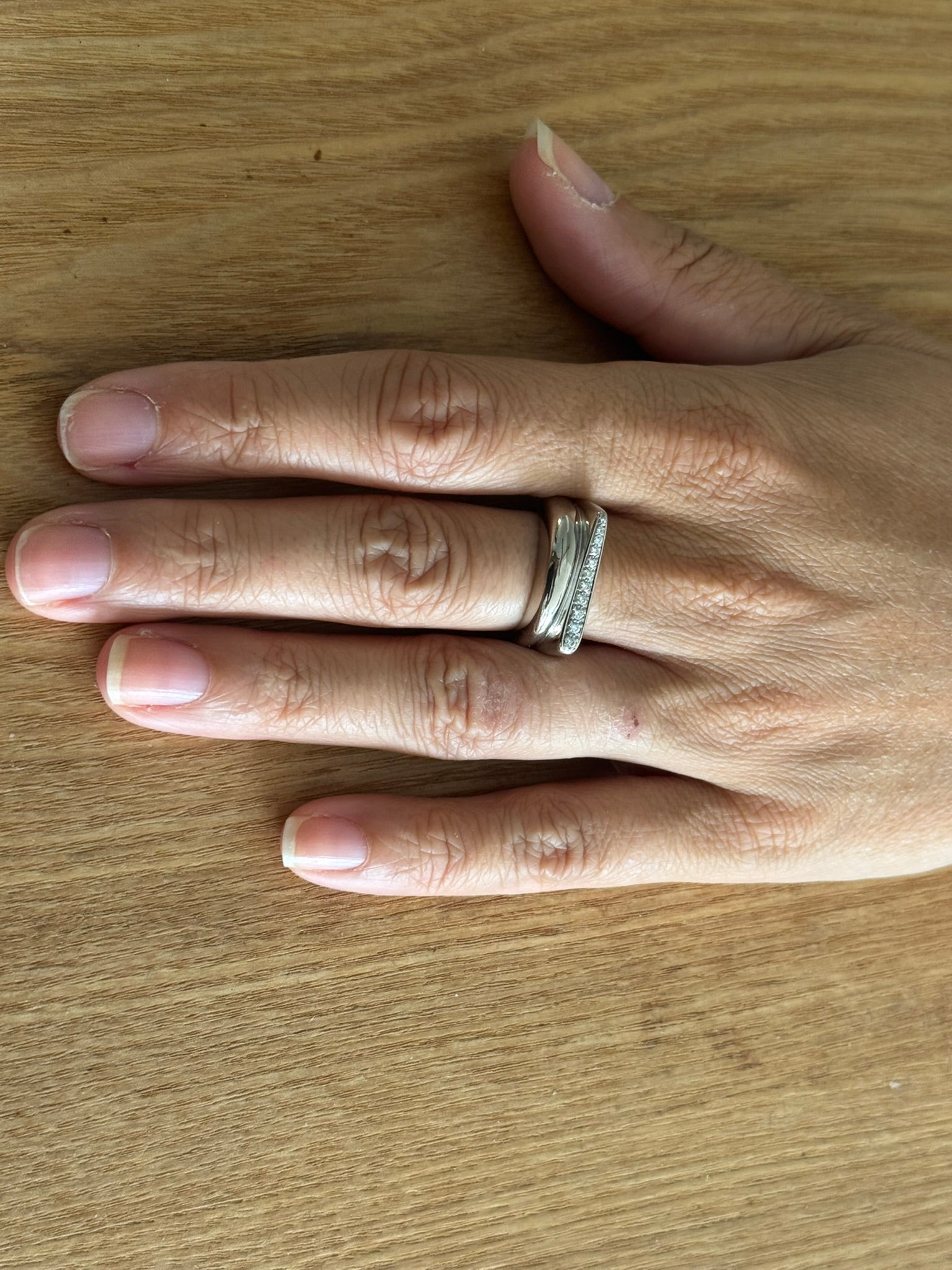 Bague FRED "Success" en or blanc et diamants