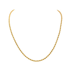 Collier Maille Corde Or jaune