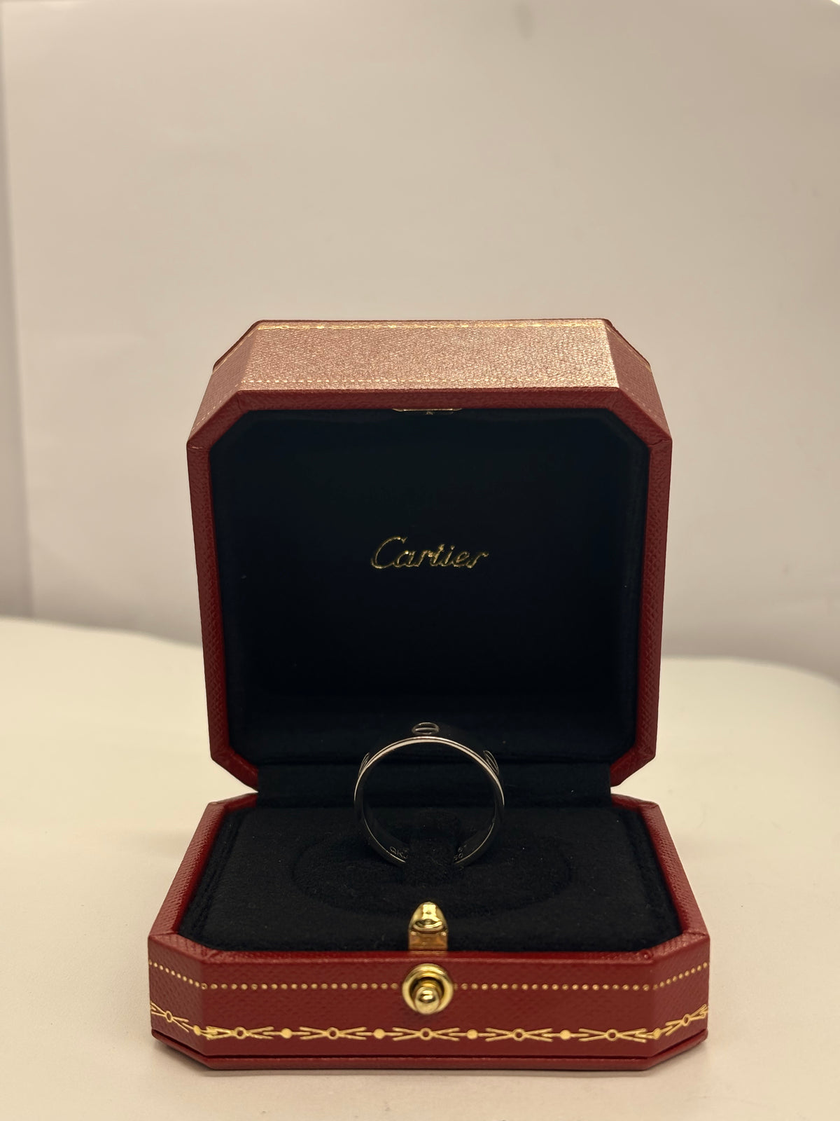Bague Alliance CARTIER "Love" en or blanc