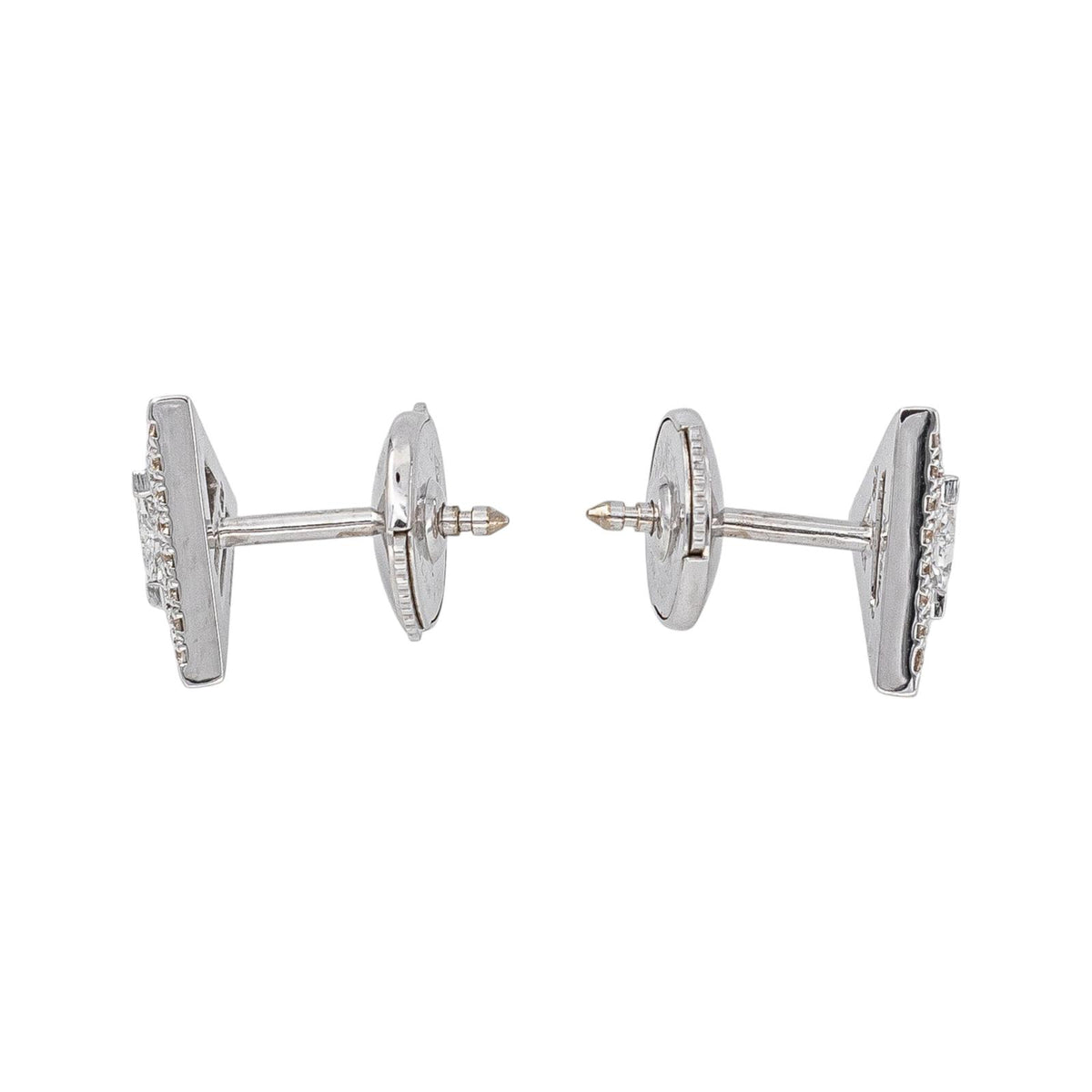 Messika Boucles d'oreilles Puces Théa Or blanc Diamant