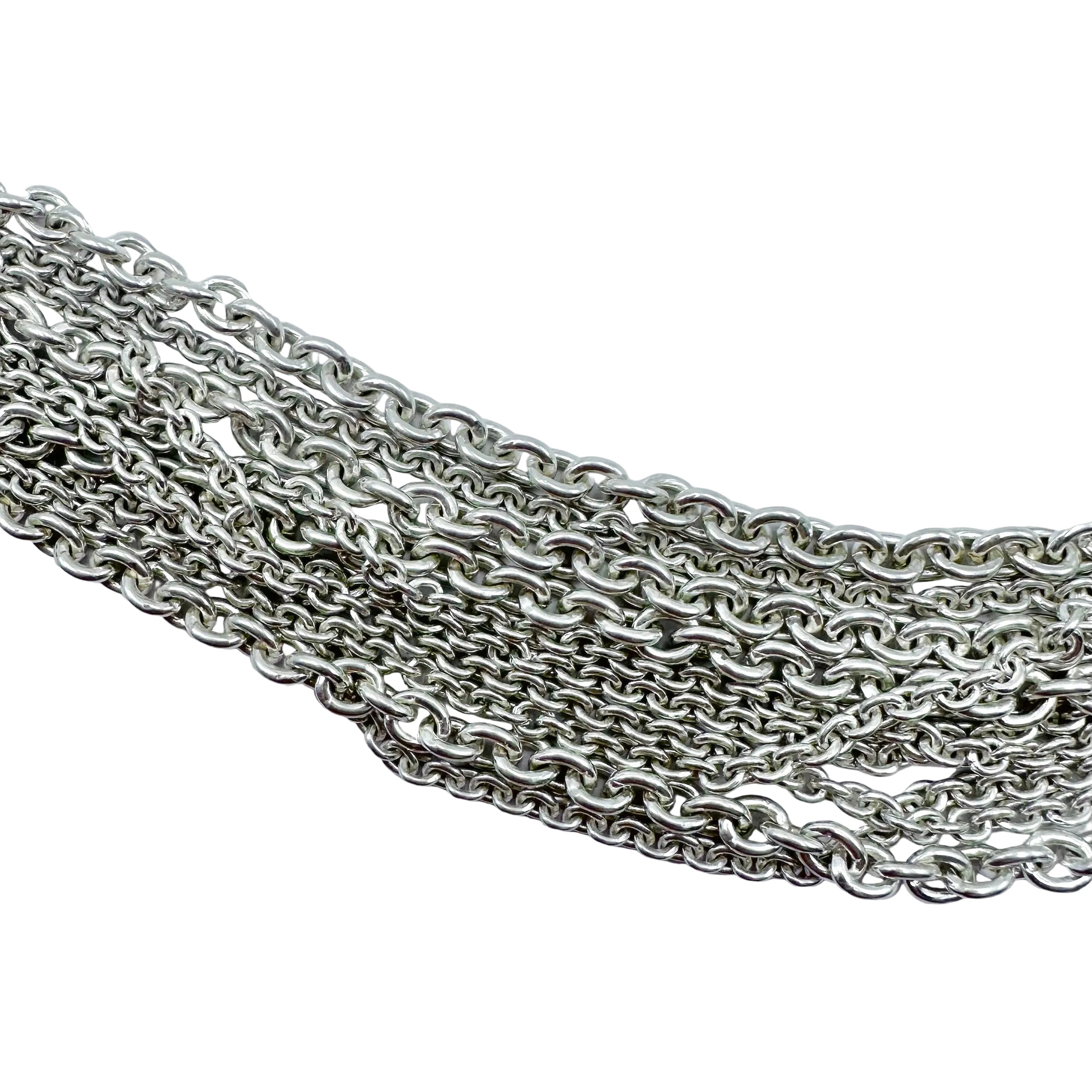 Collier HERMÈS "Licol" en argent