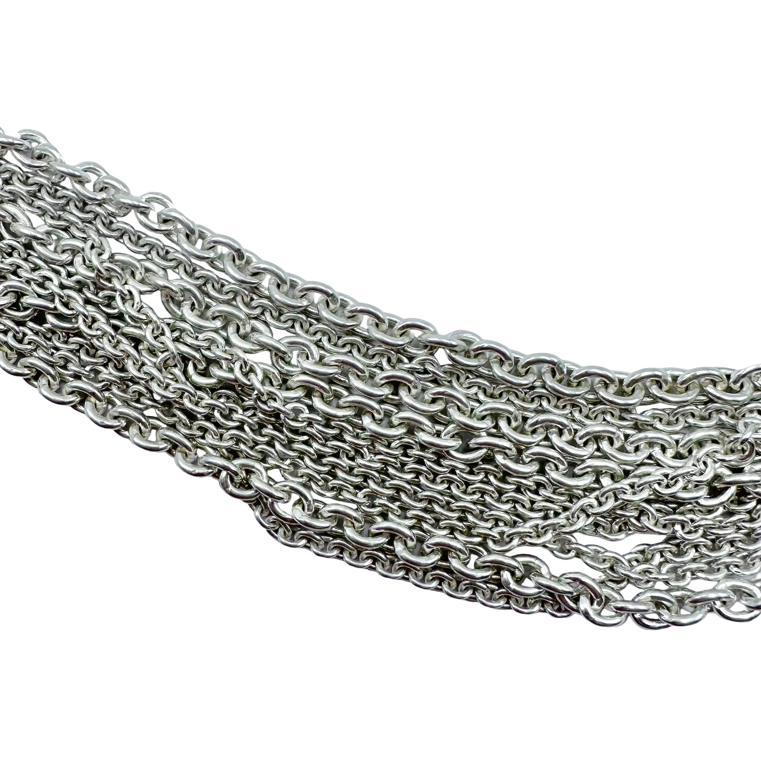 Collier HERMÈS "Licol" en argent