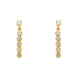 Boucles d'oreilles Or jaune Diamant