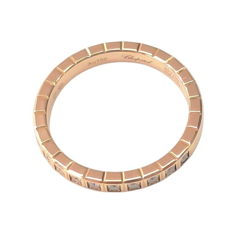 Bague Alliance CHOPARD "Ice Cube" en or rose et diamants