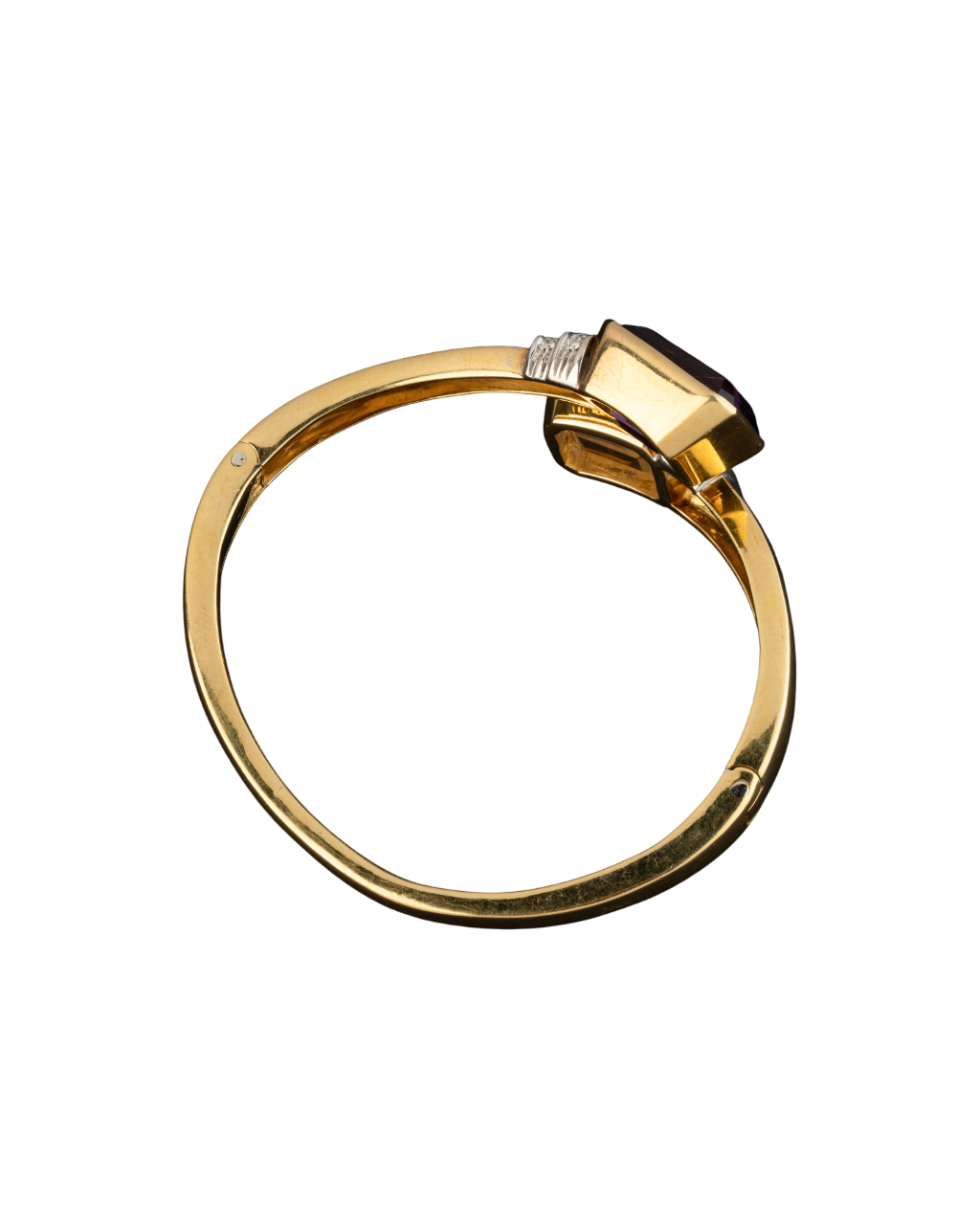 Bracelet DAMIANI en or jaune, topaze, améthyste et diamants
