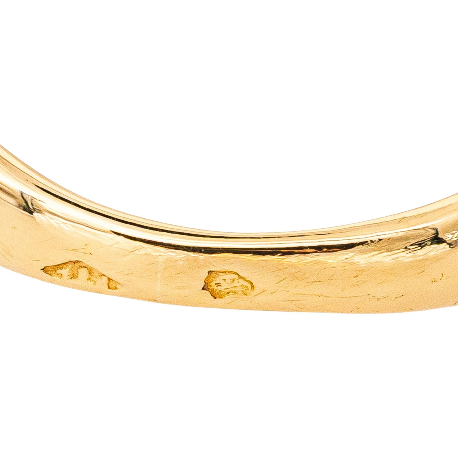 Bague Or jaune Rubis
