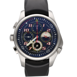 Montre GIRARD PERREGAUX "R&D 01" en acier et caoutchouc