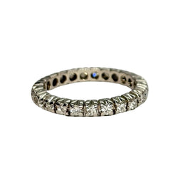 Bague Alliance en or blanc et diamants