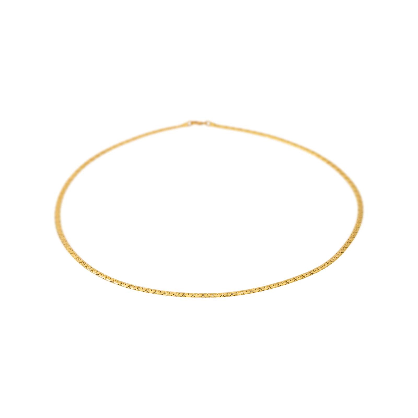 Collier Maille haricot Or jaune