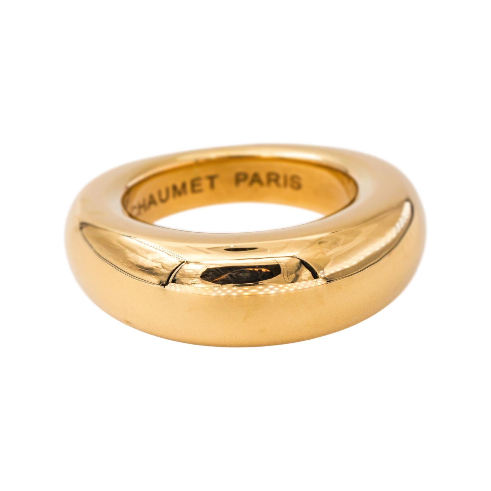 Chaumet Bague Jonc  Or jaune