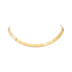 Collier Maille miroir Or jaune